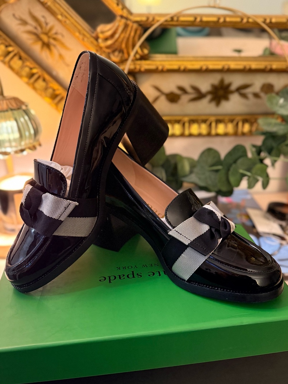 Kate Of Spade leandra block heel loafer 7.5